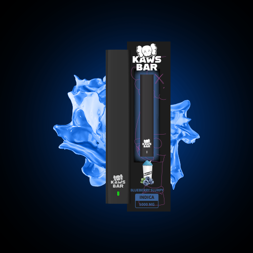 kaw moonrock Kaws Bar Blueberry Slushie Disposable Vape Cart β Premium Flavor and Potency